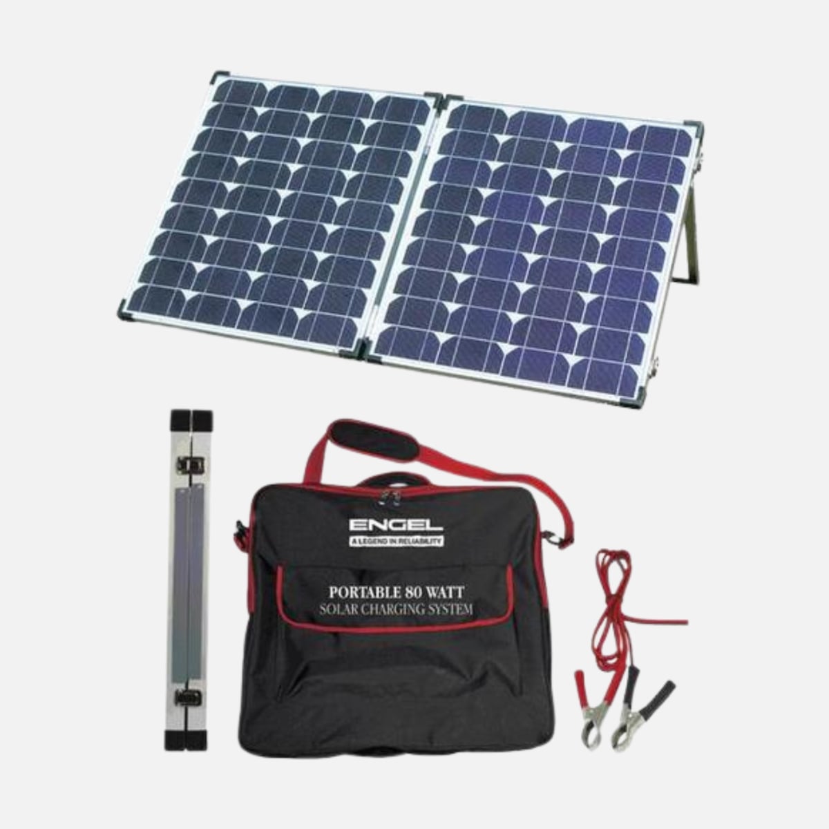 Engel 80 Watt Folding Solar Panel Kit – Portable Charging System